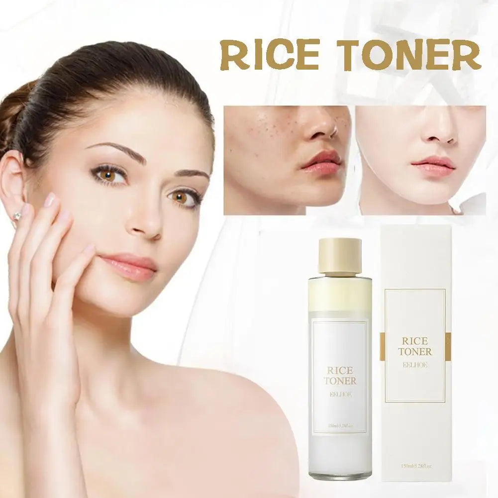 Rice Face Toner Moisturizing Water Brightening Lifting 150ml Deep Facial Cleanser For Young Glowy  Skin Care