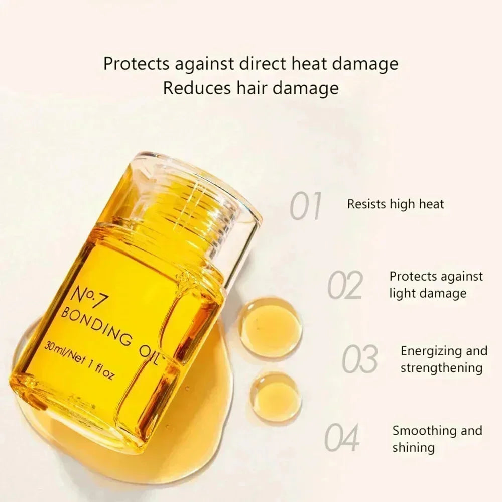 No.7 Bonding Oil Anti Break Hair Split Oil Repair Damaged Essential Hair Conditioner Product 1/2/3/5 Pcs Cycle lubricating oil