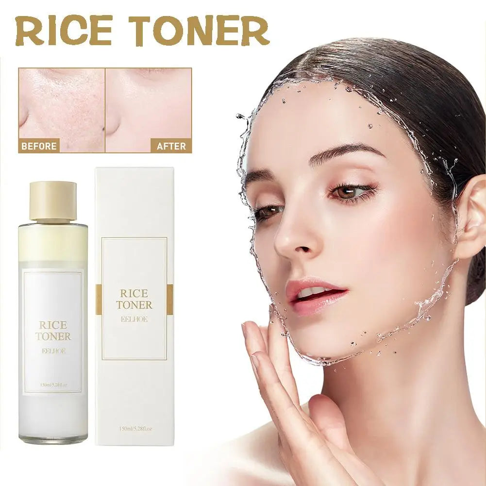 Rice Face Toner Moisturizing Water Brightening Lifting 150ml Deep Facial Cleanser For Young Glowy  Skin Care
