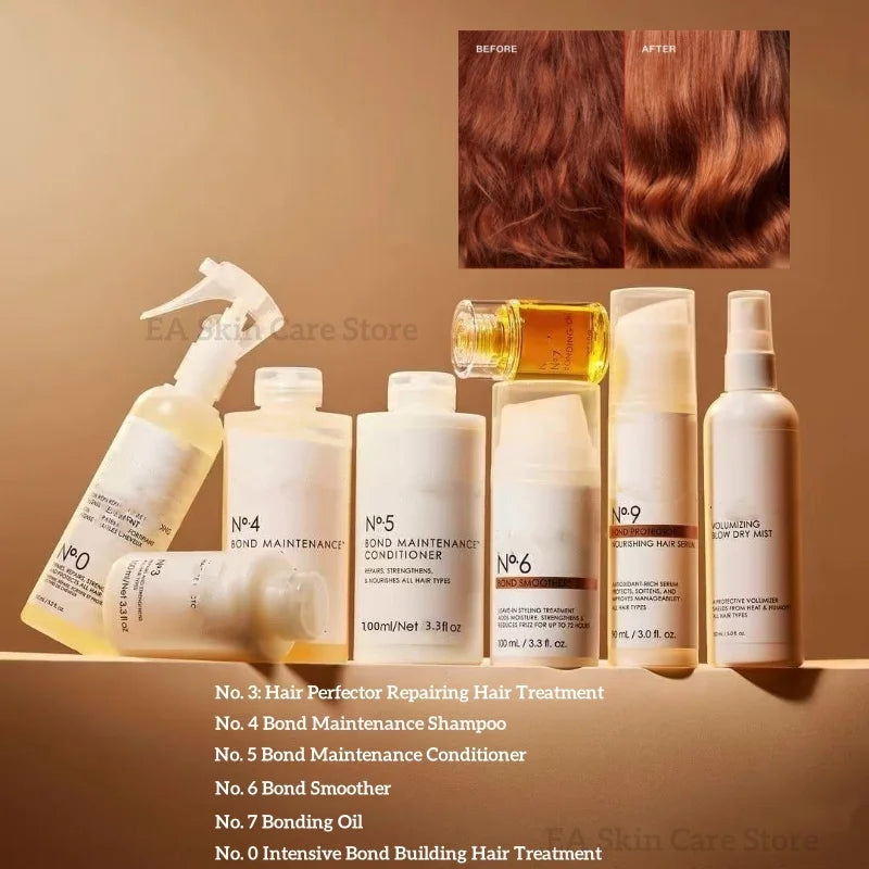 No.3/4/5/6/7 Hair Essential Oil Shampoo E Condicionador Tratamiento Para El Cabello Repairs Protects Strengthens All Hair Types